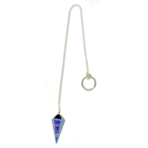 pendulos piedra forma conica lapizlazuli