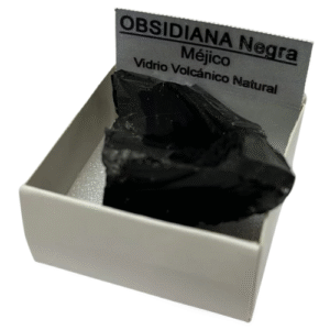 piedra en bruto, natural obsidiana negra