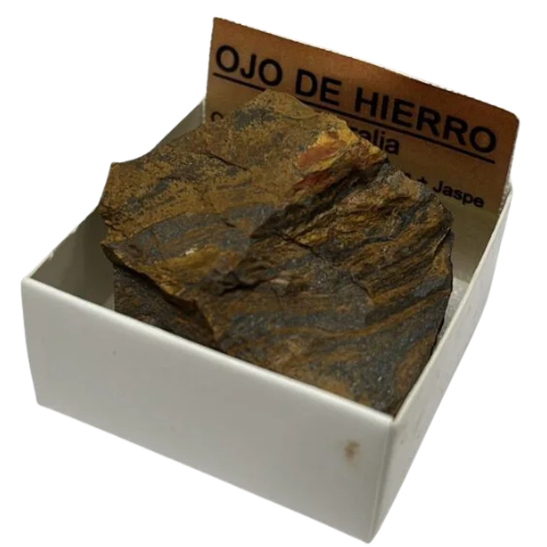 piedra en bruto, natural ojo de hierro