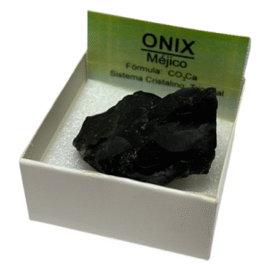 piedra en bruto, natural onix negro
