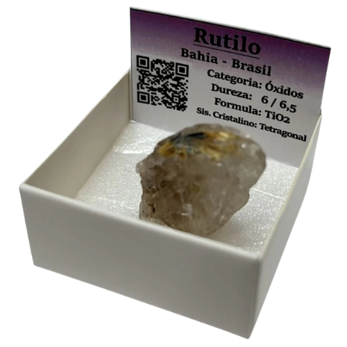 piedra en bruto, natural rutilo