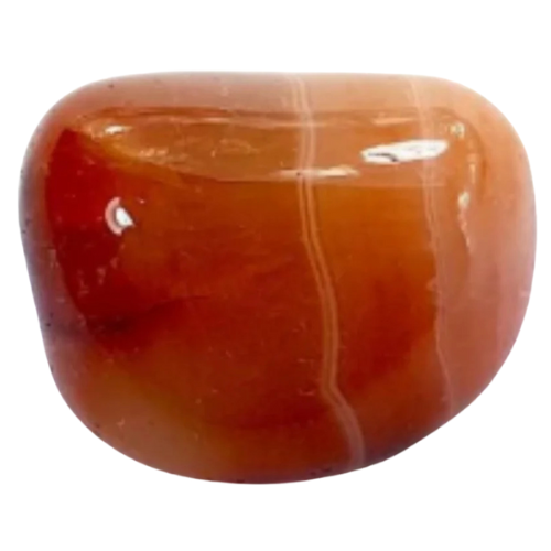 piedra rodada, pulida carneola