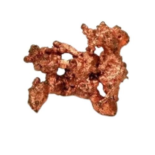 piedra en bruto, natural cobre nativo