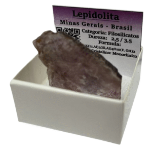 piedra en bruto, natural lepidolita