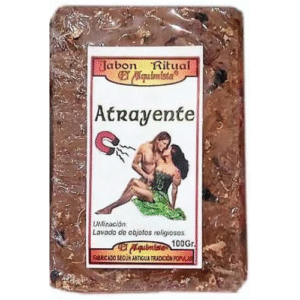 jabon atrayente con hierbas 100g.