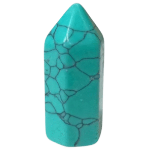 turquesa punta hexagonal 3cm. x 1,5cm.