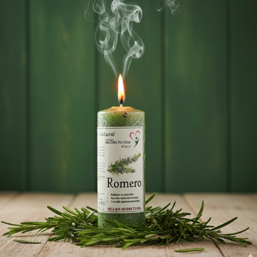 velÓn de romero con hierbas y aceite velÓn de romero con hierbas y aceite