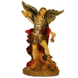 san miguel arcangel eco resina 15 cm.