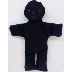 muÑeco vudu de tela (negro)