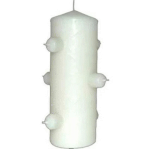 velon 7 mechas blanco 17 cm. x 6 cm.