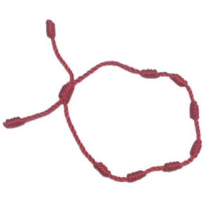 pulsera tejida 7 nudos (amuleto mal de ojo)