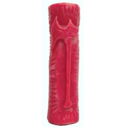 vela tallada hacha roja