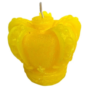 vela corona amarilla para ochun