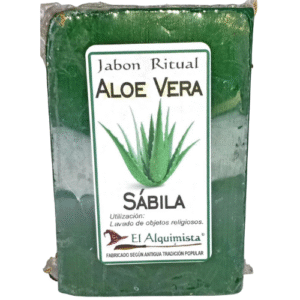 jabon aloe vera (sábila), hecho a mano 100g.
