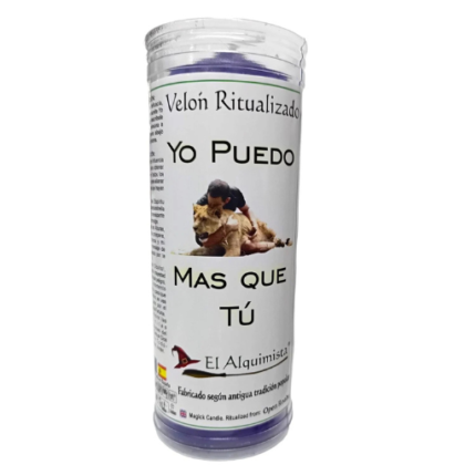 velÓn yo puedo mas que tu 16 cm x 6 cm.