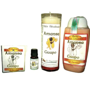 amansa guapo ritual completo (kit).