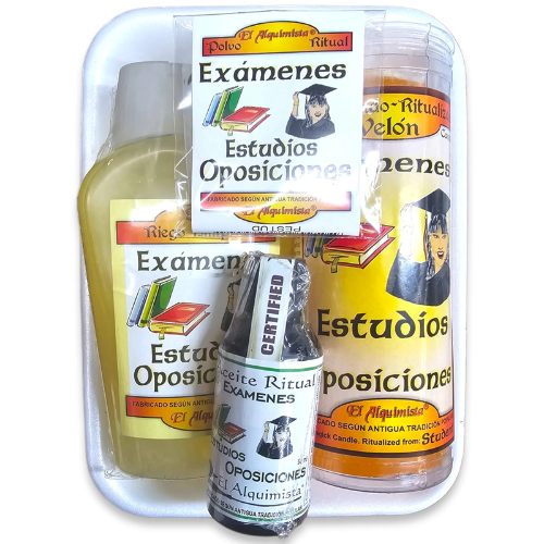 estudios y oposiciones ritual completo (kit). estudios y oposiciones ritual completo (kit).