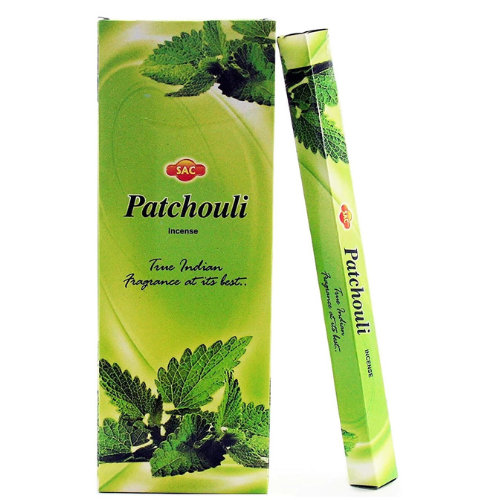 caja incienso en varita patchouli x 6 paquetes