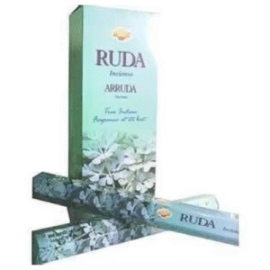 caja incienso en varita ruda