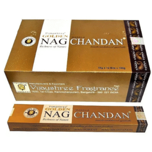 incienso nag chandan) caja con 12 paquetes de 15 gm .