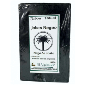jabon nago da costa (negro) 100g. fabricado a mano.