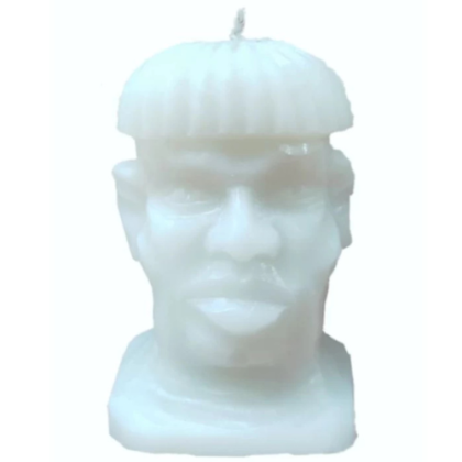 vela forma eleggua (blanco)