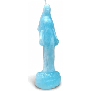 vela yemanja 15 cm hecha a mano