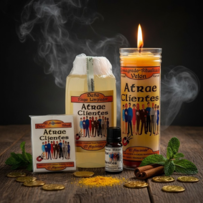 kit completo ritual atrae clientes