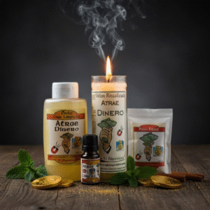 kit completo ritual atrae dinero