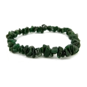 pulsera chip piedra aventurina verde