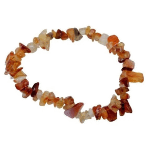 pulsera chip piedra carneola