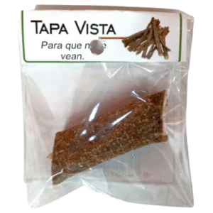 palo tapa vista, para que no vean tu ritual.