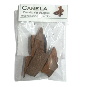 canela en rama, palo, atrae, domina, exita.