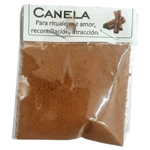 canela molida, atrae, excita, domina.