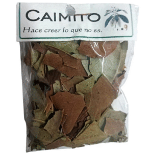 hierba caimito, hace creer lo que no es.