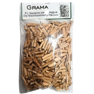 hierba grama, da respetabilidad y riqueza.