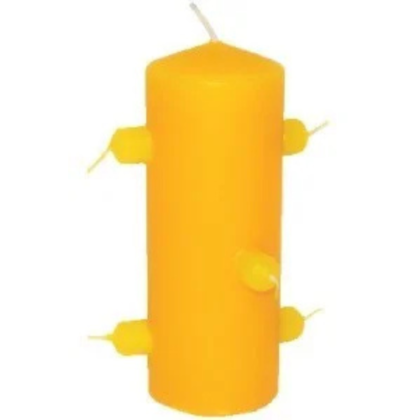 velon 7 mechas amarillo 17 cm . x 6 cm.