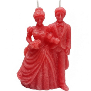 vela parejita roja mini