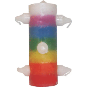 velÓn 7 mechas 7 colores tumba trabajos