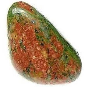 piedra unakita rodada, pulida + 2cm