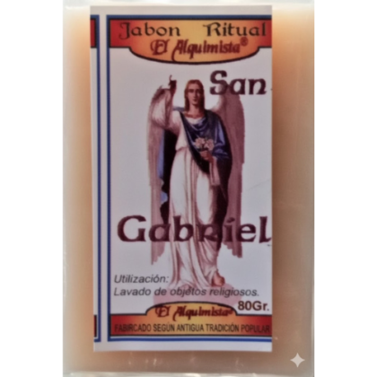 jabon gabriel con hierbas y aceites hecho a mano 100g.