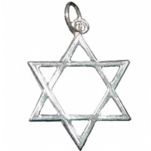 estrella de david de plata