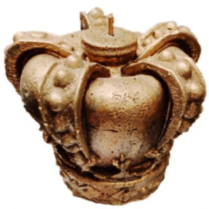 velas corona para reinar dorada