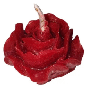 velas rosa roja mini