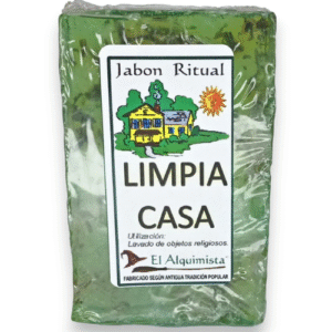 jabon limpia casa con hierbas y aceites hecho a mano 100g.