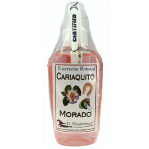 cariaquito morado, esencia ritual tipo colonia 100ml.