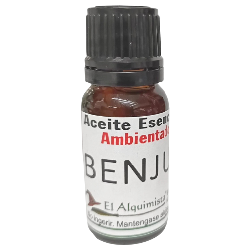 esencia benjui 10 ml. fabricada en españa.