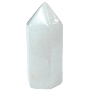 cuarzo blanco punta hexagonal 3cm. x 1,5cm.