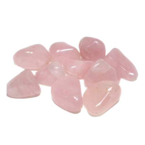 cuarzo rosa rodada, pulida +/ 2cm. cuarzo rosa rodada, pulida +/ 2cm.