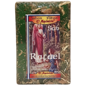 jabon rafael echo a mano con hierbas 100g.